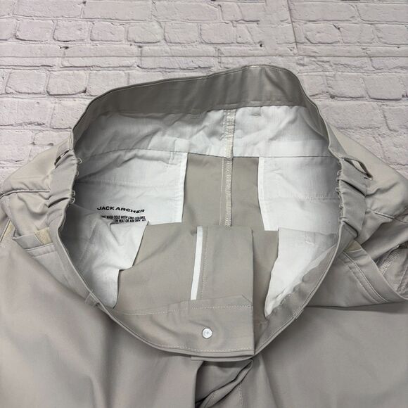 Jack Archer Men Jetsetter Pants Size 33x30 Stone Performance Golf Chino C056 -6 - Picture 11 of 16
